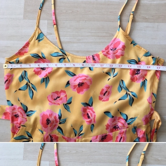 Billabong Jump In Jumper ruffle wide leg jumpsuit - Picture 2 of 7